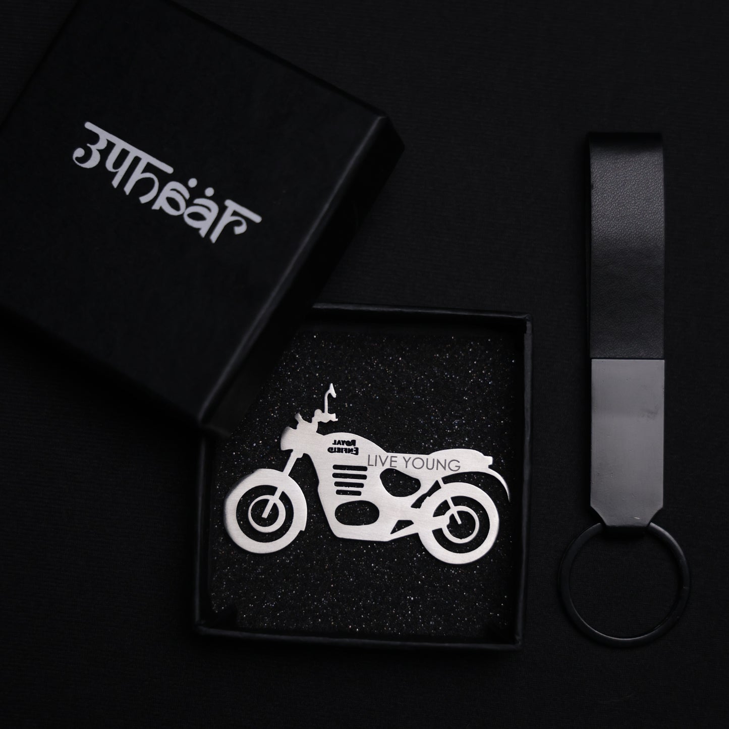 Personalised Bike Keychain