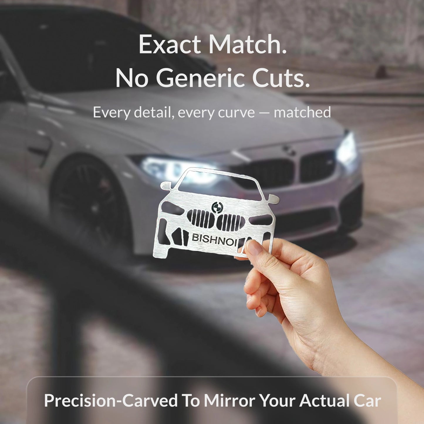 Personalised Car Keychain