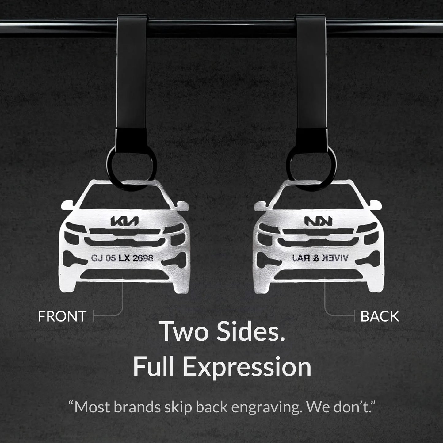 Personalised Car Keychain