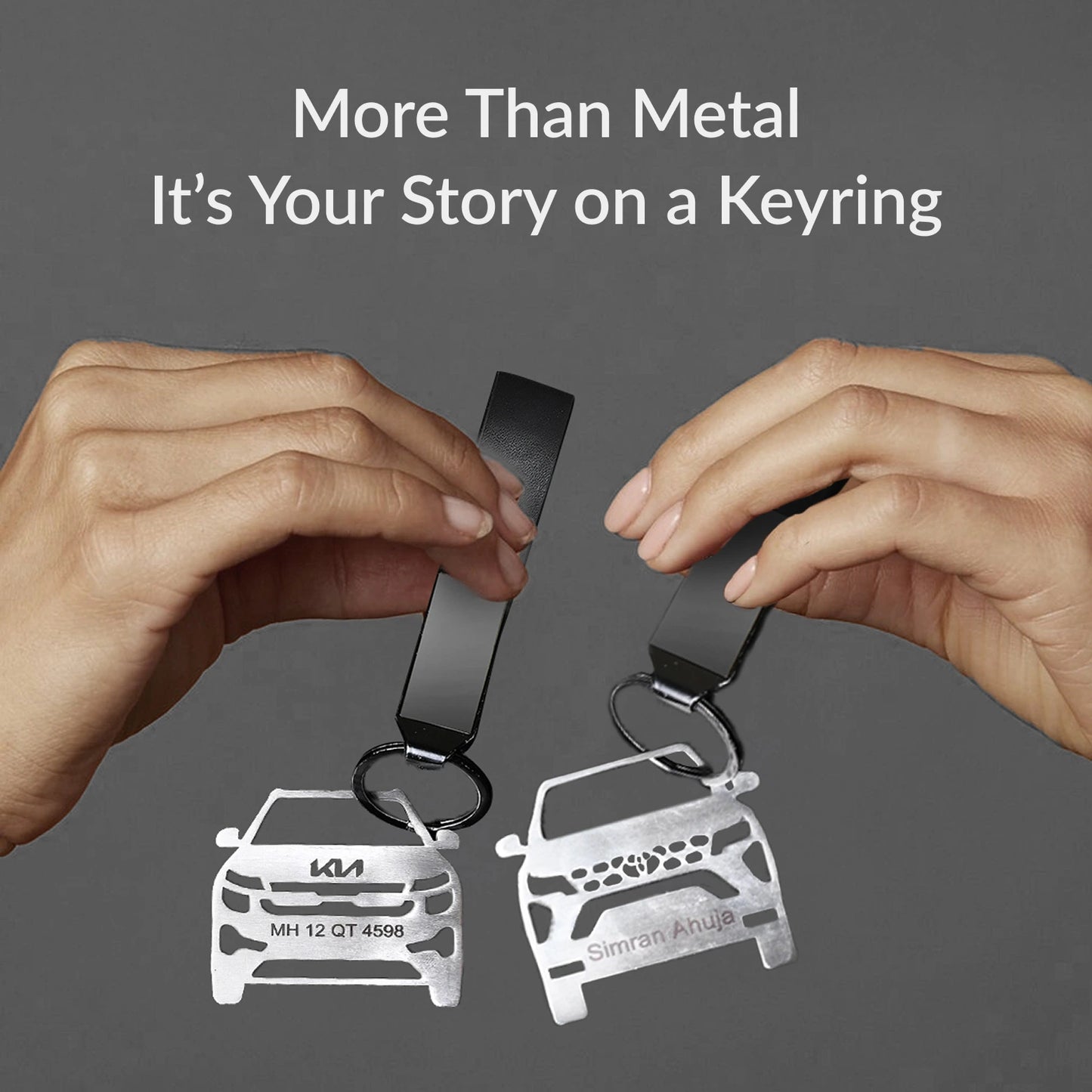 Personalised Car Keychain