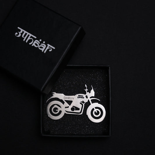 Personalised Bike Keychain