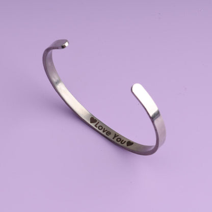 Personalised Classic Cuff Bracelet