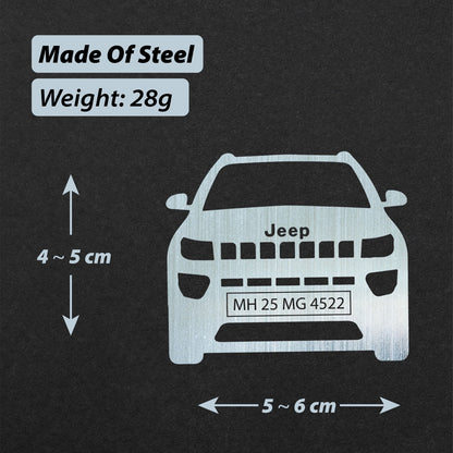 Personalised Car Keychain