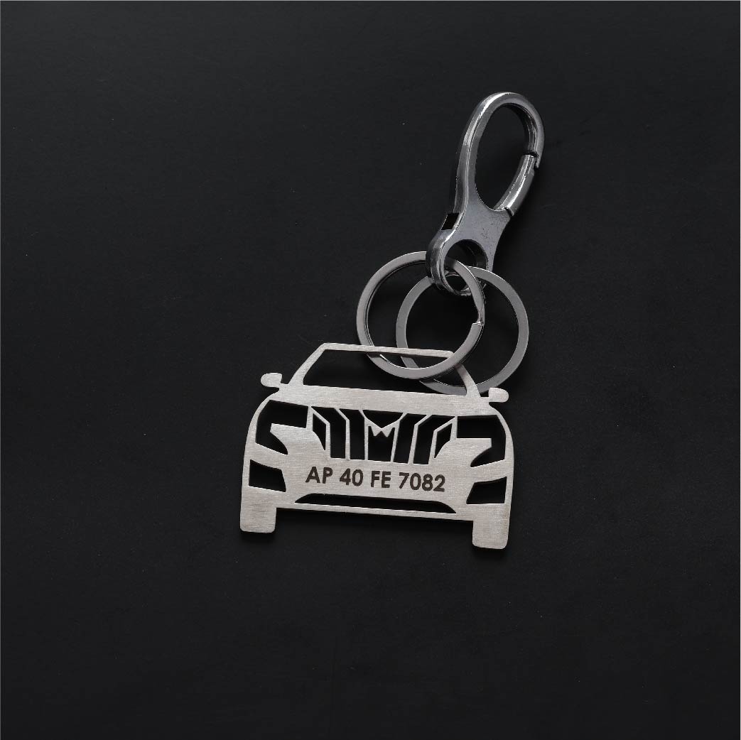 Personalised Car Keychain